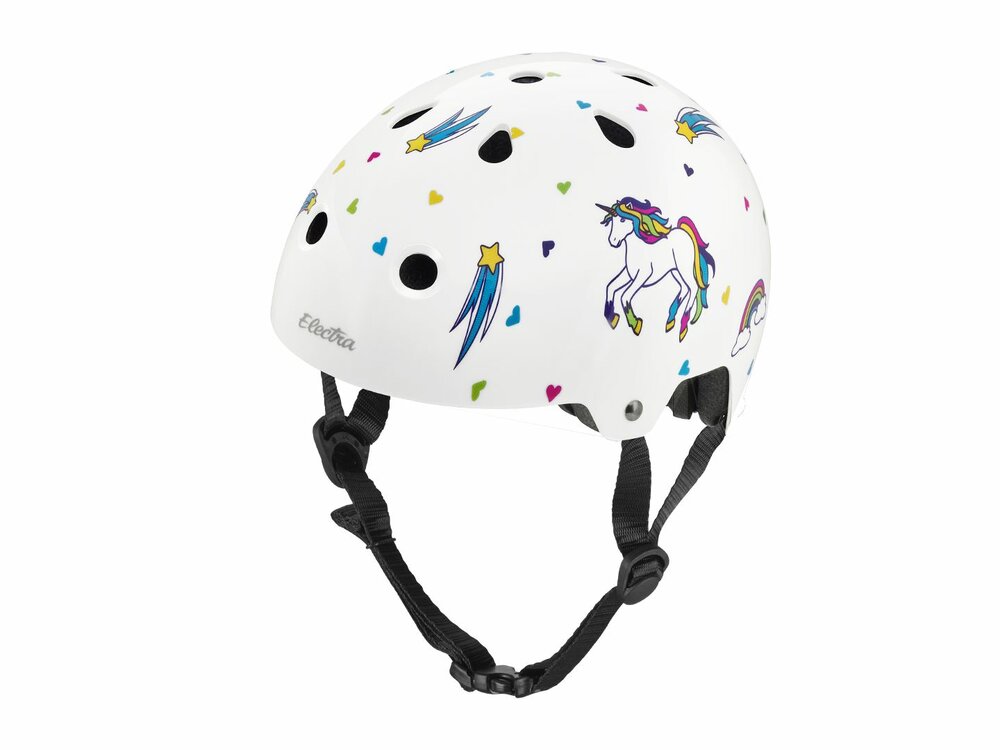 Electra Helmet Lifestyle Unicorn Medium White Metallic CE
