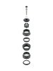 Electra Headset Electra Threadless External Cup 1-1/8in Bl